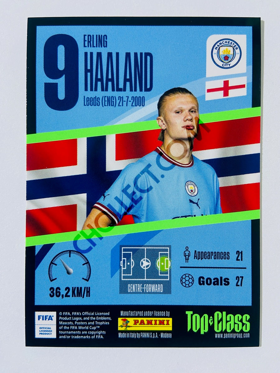 Erling Haaland - Manchester City 2023 Panini Top Class Supersonic #155