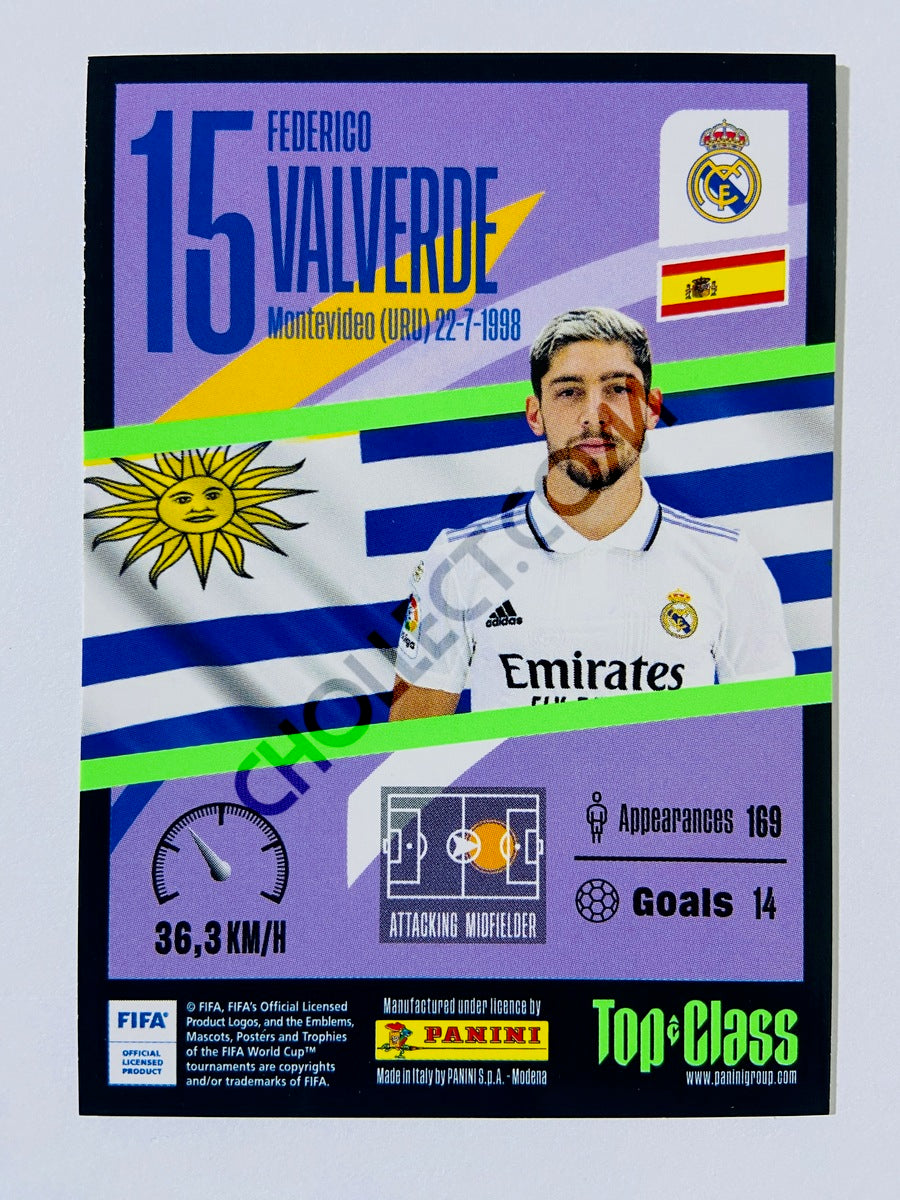 Federico Valverde - Real Madrid CF 2023 Panini Top Class Supersonic #156