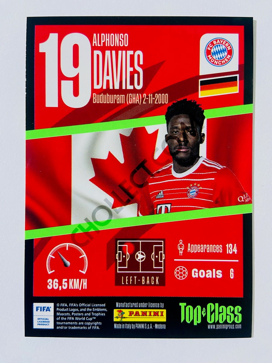 Alphonso Davies - FC Bayern München 2023 Panini Top Class Supersonic #160