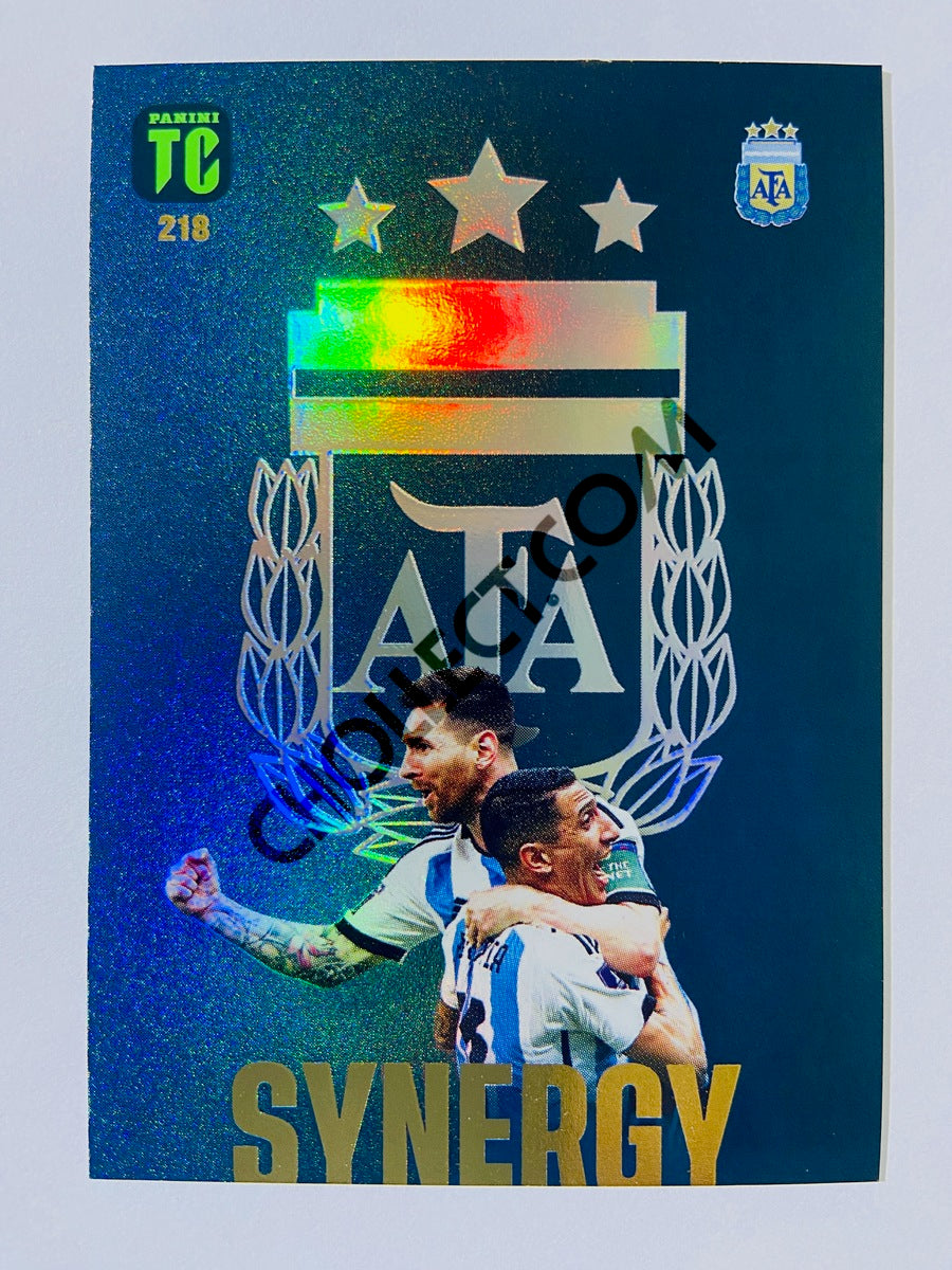 Lionel Messi / Angel Di Maria - Argentina 2023 Panini Top Class Synergy #218