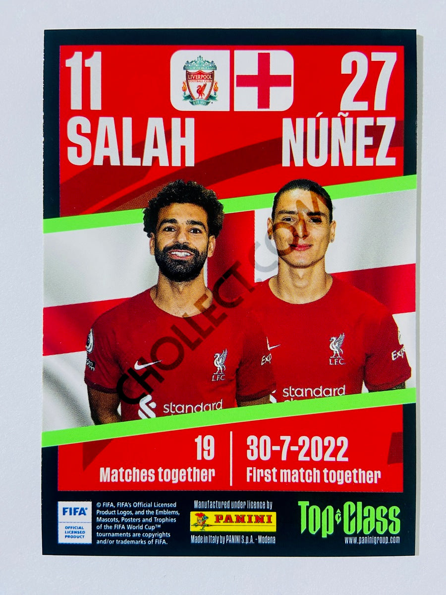 Mohamed Salah / Darwin Nunez - Liverpool FC 2023 Panini Top Class Synergy #225