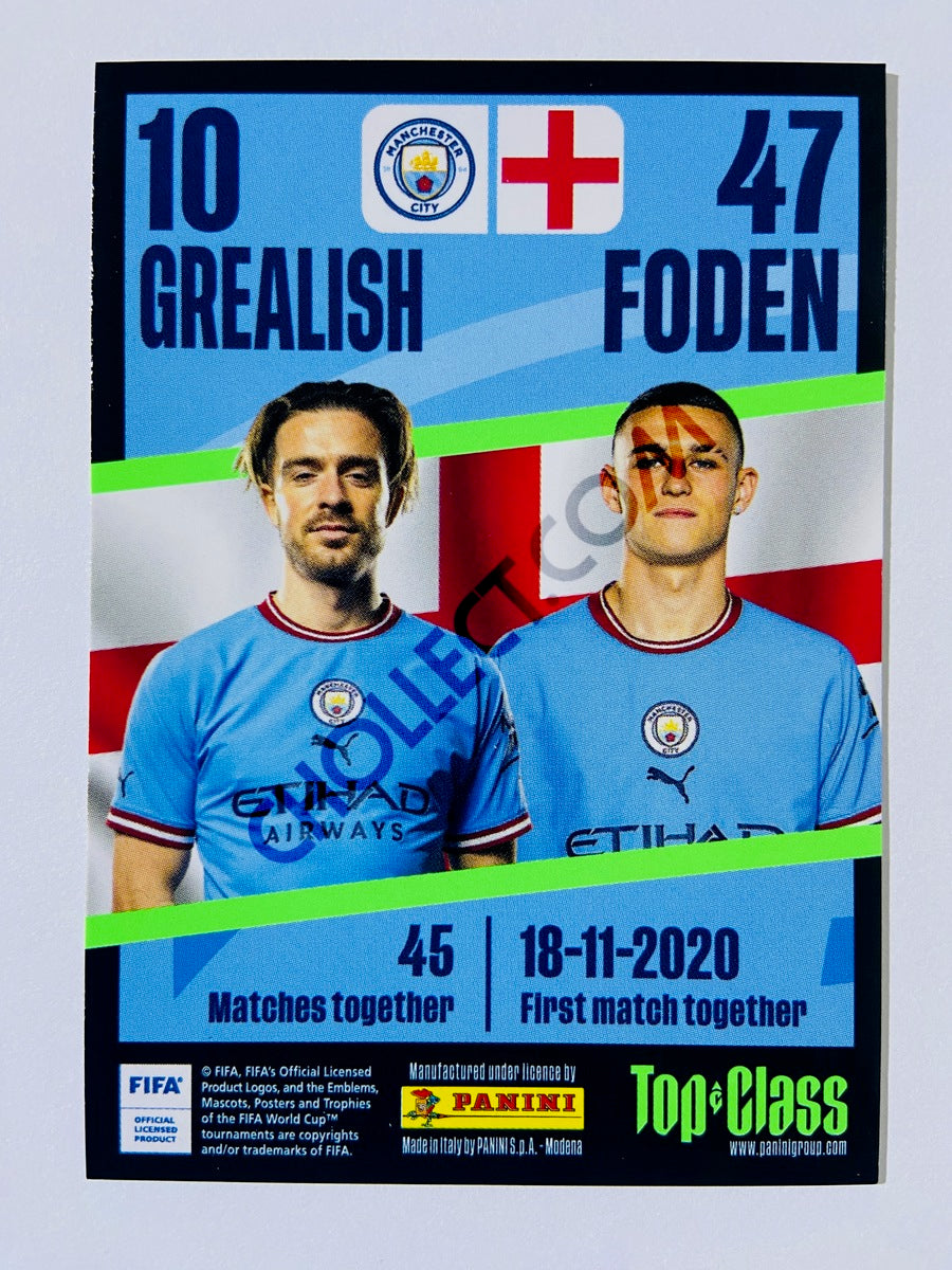 Jack Grealish / Phil Foden - Manchester City 2023 Panini Top Class Synergy #226