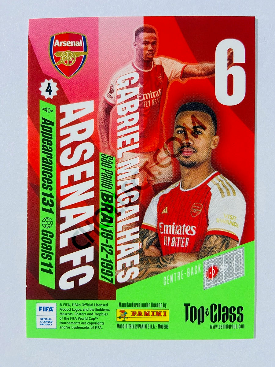 Gabriel Magalhaes – Arsenal FC 2024 Panini Top Class #10