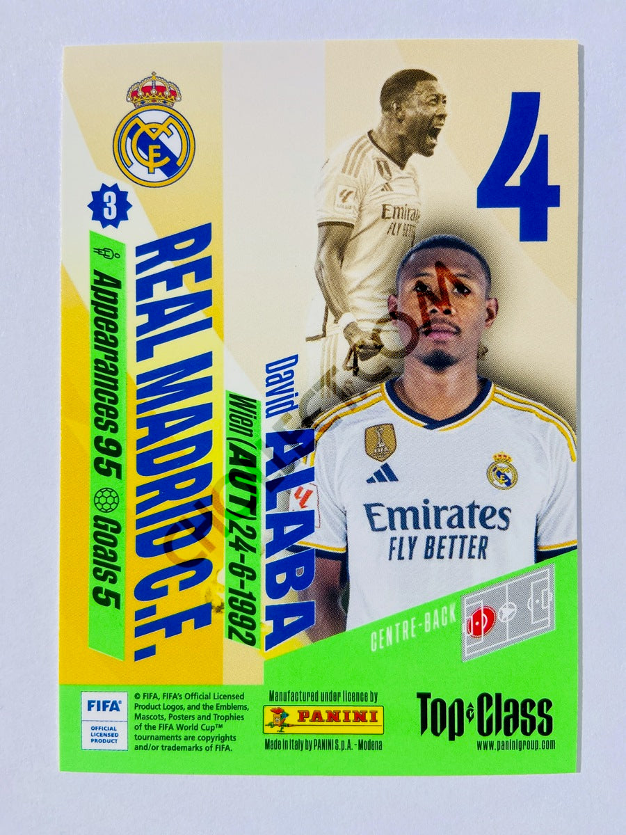 David Alaba – Real Madrid 2024 Panini Top Class #15