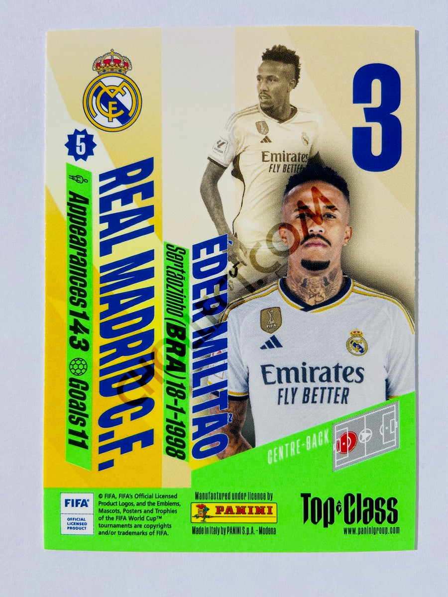 Eder Militao – Real Madrid 2024 Panini Top Class #16