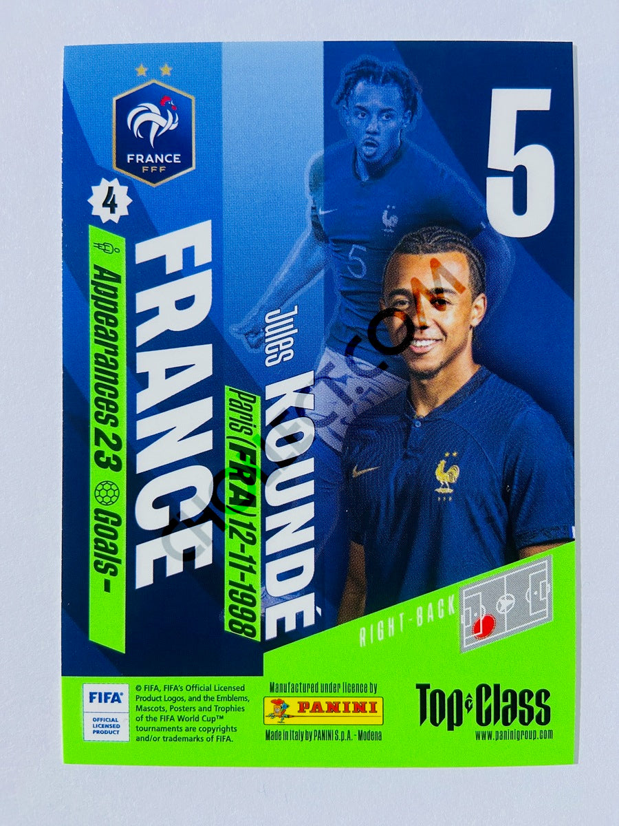 Jules Kounde - France 2024 Panini Top Class #34