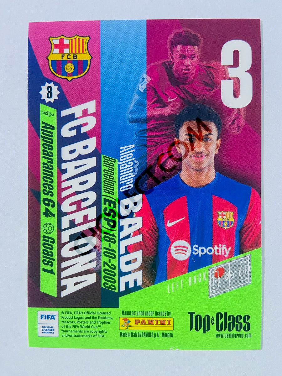 Alejandro Balde – FC Barcelona 2024 Panini Top Class #38