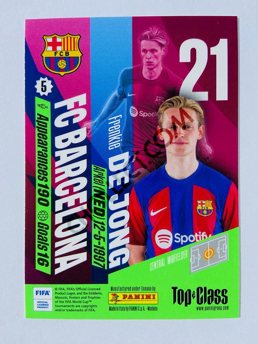 Frenkie De Jong – FC Barcelona 2024 Panini Top Class #49