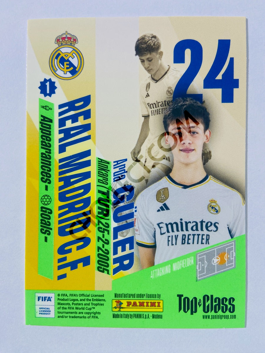 Arda Güler – Real Madrid 2024 Panini Top Class #70