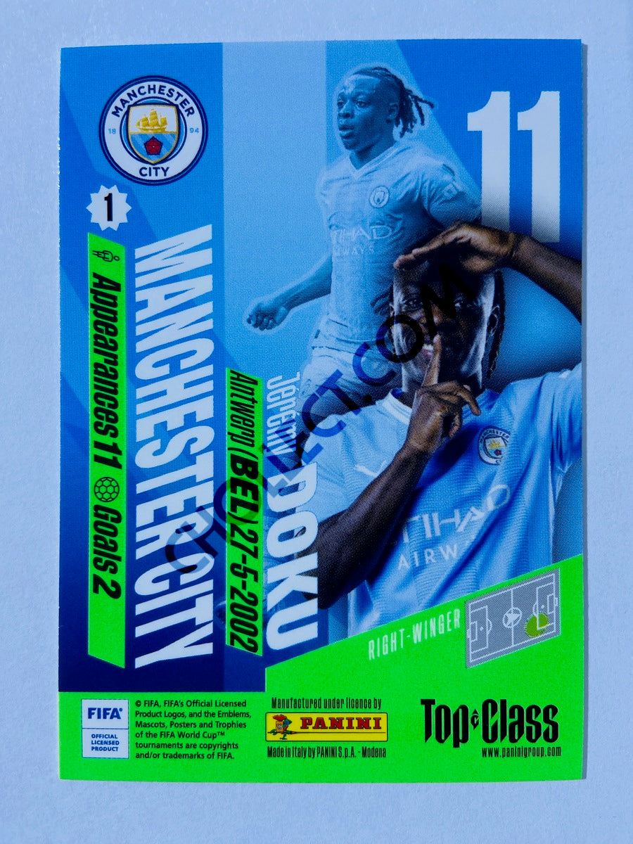 Jeremy Doku – Manchester City 2024 Panini Top Class #84