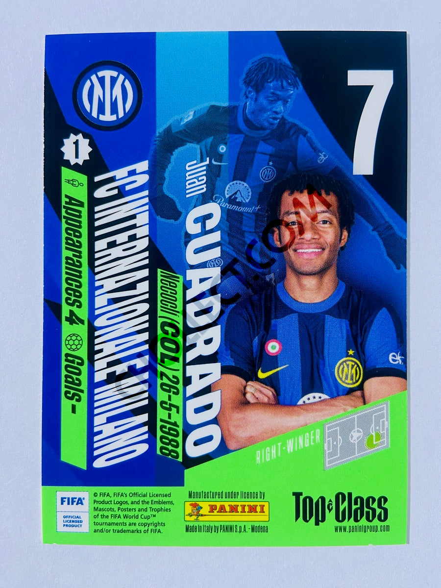 Juan Cuadrado - FC Internazionale Milano 2024 Panini Top Class #89