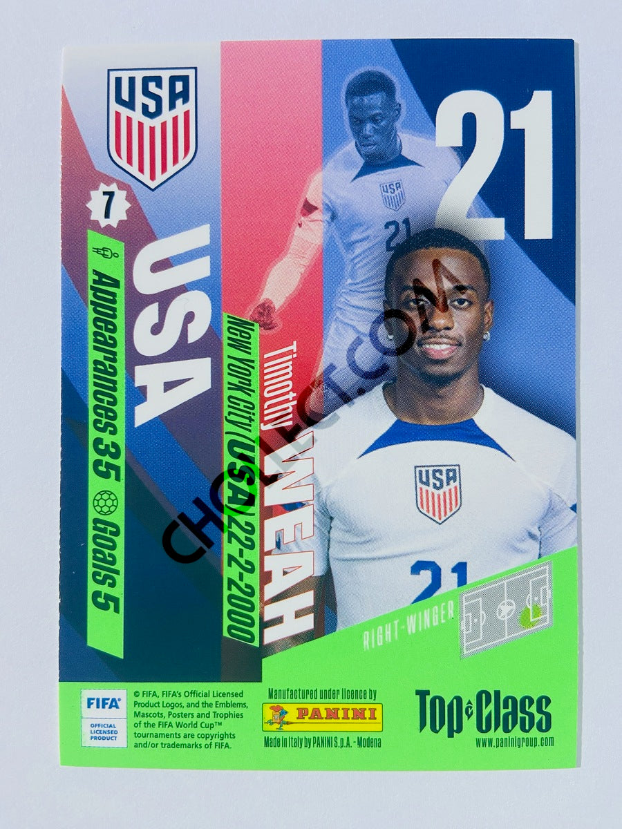 Timothy Weah - USA 2024 Panini Top Class #99