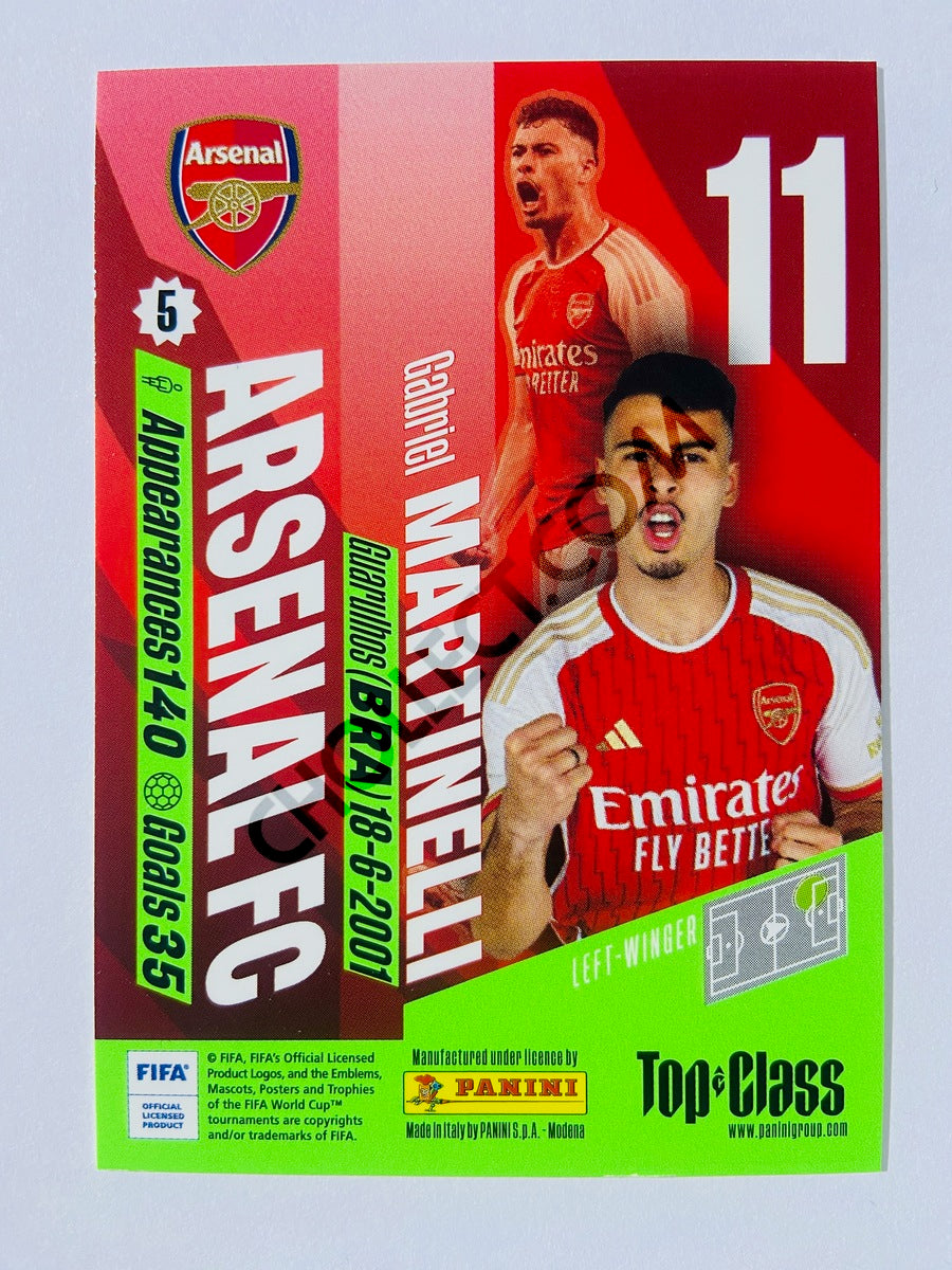 Gabriel Martinelli – Arsenal FC 2024 Panini Top Class #100