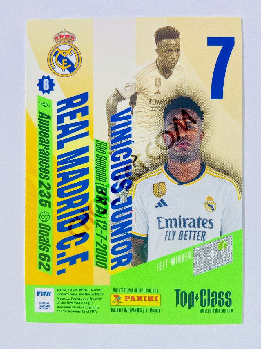 Vinicius Junior – Real Madrid 2024 Panini Top Class #105