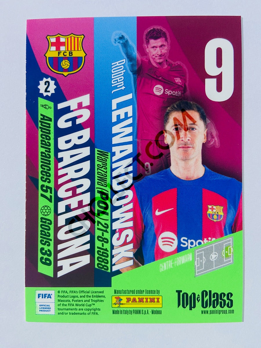 Robert Lewandowski – FC Barcelona 2024 Panini Top Class #121