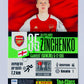 Oleksandr Zinchenko – Arsenal FC 2024 Panini Top Class Electric #136