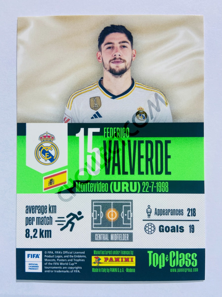 Federico Valverde – Real Madrid 2024 Panini Top Class Electric #144