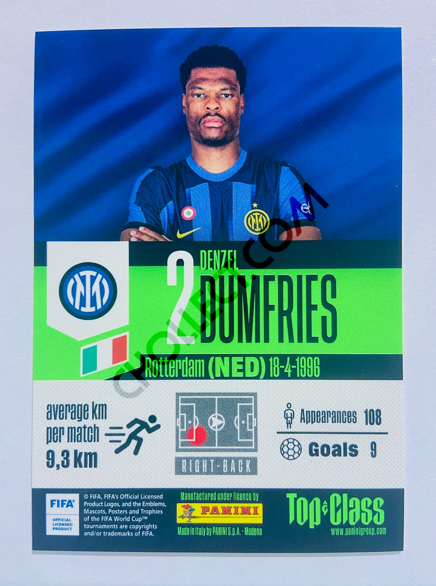 Denzel Dumfries – FC Internationale Milano 2024 Panini Top Class Electric #149