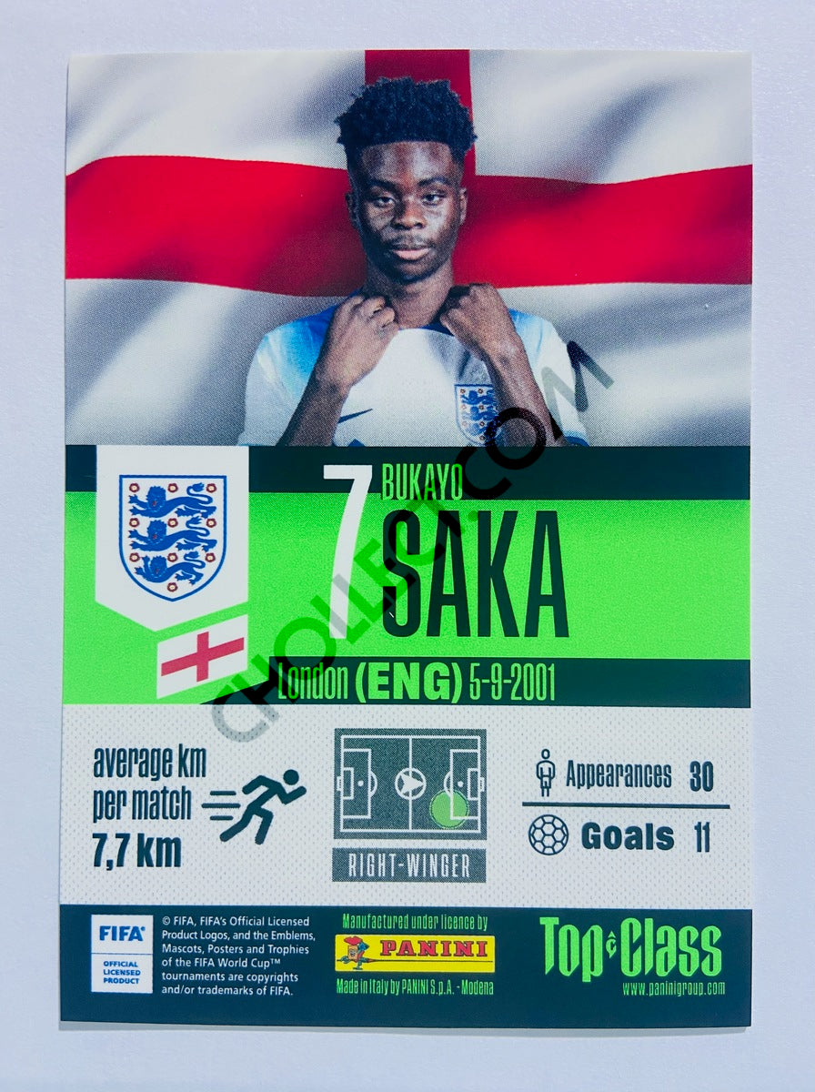 Bukayo Saka - England 2024 Panini Top Class Electric #152