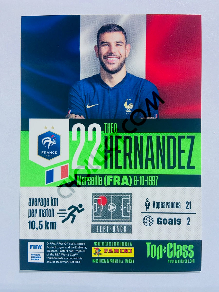 Theo Hernandez - France 2024 Panini Top Class Electric #153