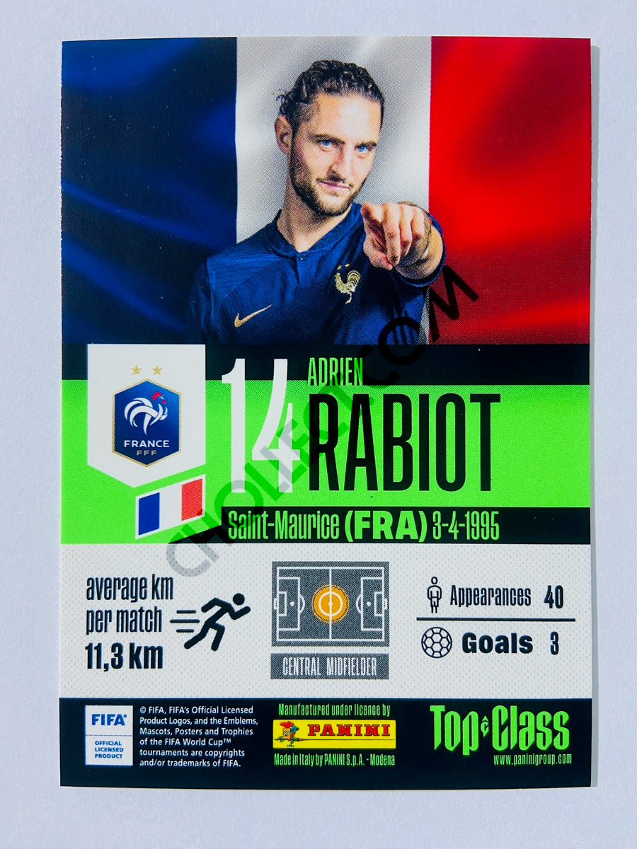 Adrien Rabiot - France 2024 Panini Top Class Electric #154