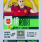 Rodri - Spain 2024 Panini Top Class Electric #160