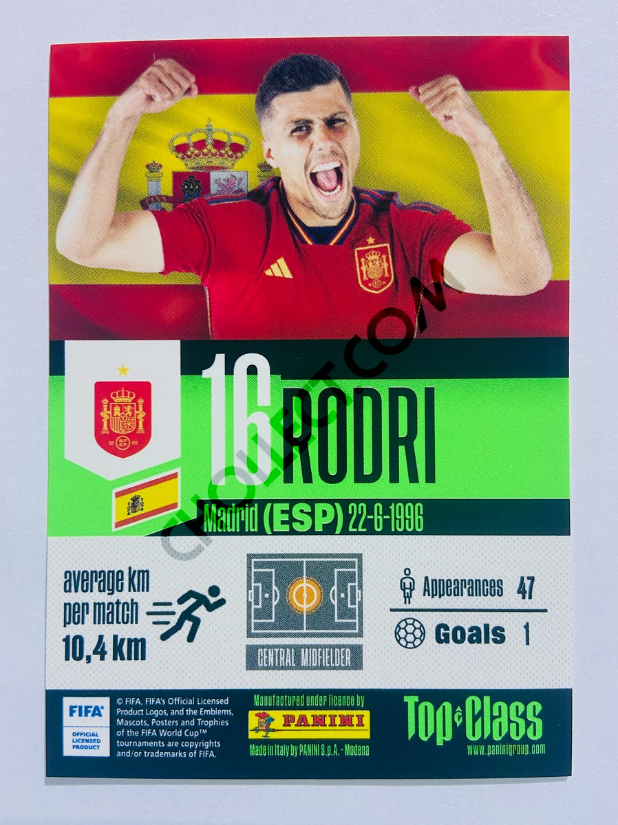 Rodri - Spain 2024 Panini Top Class Electric #160