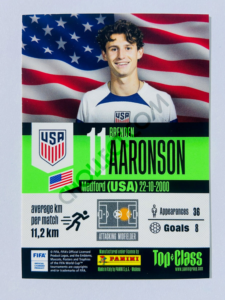 Brenden Aaronson - USA 2024 Panini Top Class Electric #161