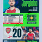 Jorginho – Arsenal FC 2024 Panini Top Class Master Class #235