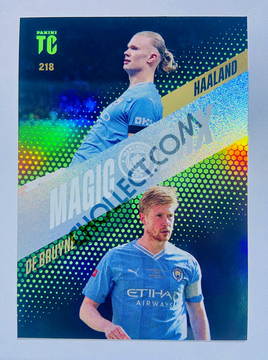 Erling Haaland / Kevin de Bruyne – Manchester City 2024 Panini Top Class Magic Mix #218