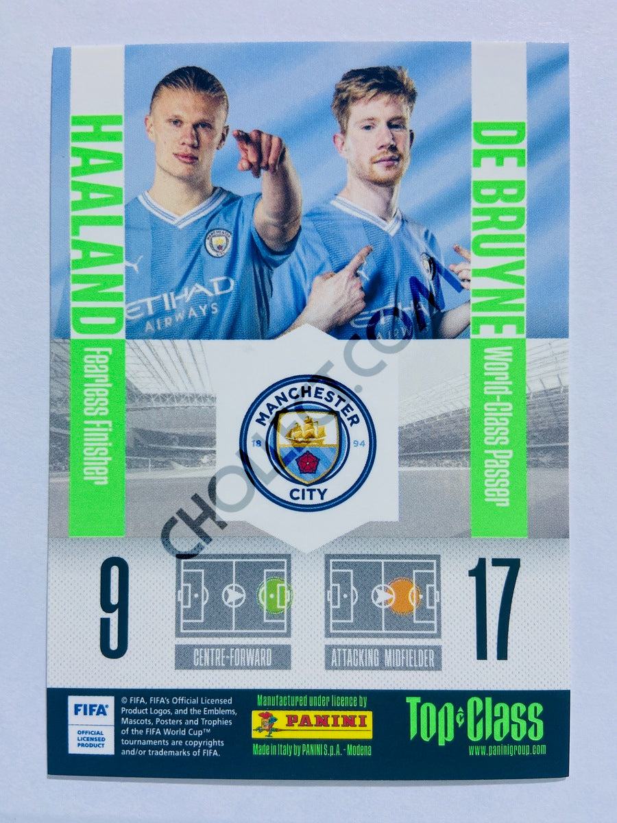 Erling Haaland / Kevin de Bruyne – Manchester City 2024 Panini Top Class Magic Mix #218