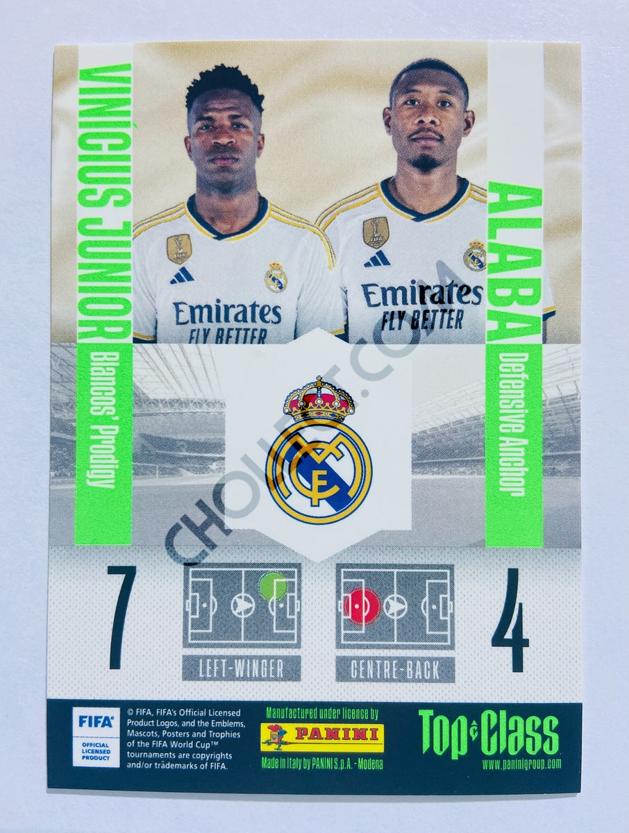 Vinicius Junior / David Alaba – Real Madrid 2024 Panini Top Class Magic Mix #221