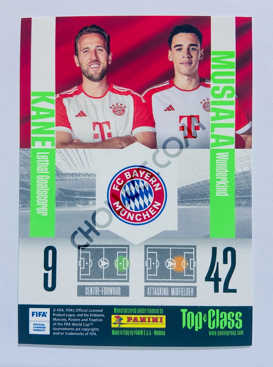 Harry Kane / Jamal Musiala – FC Bayern München 2024 Panini Top Class Magic Mix #222