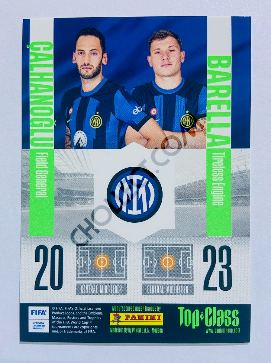 Hakan Calhanoglu / Nicolo Barella – FC Internationale Milano 2024 Panini Top Class Magic Mix #224