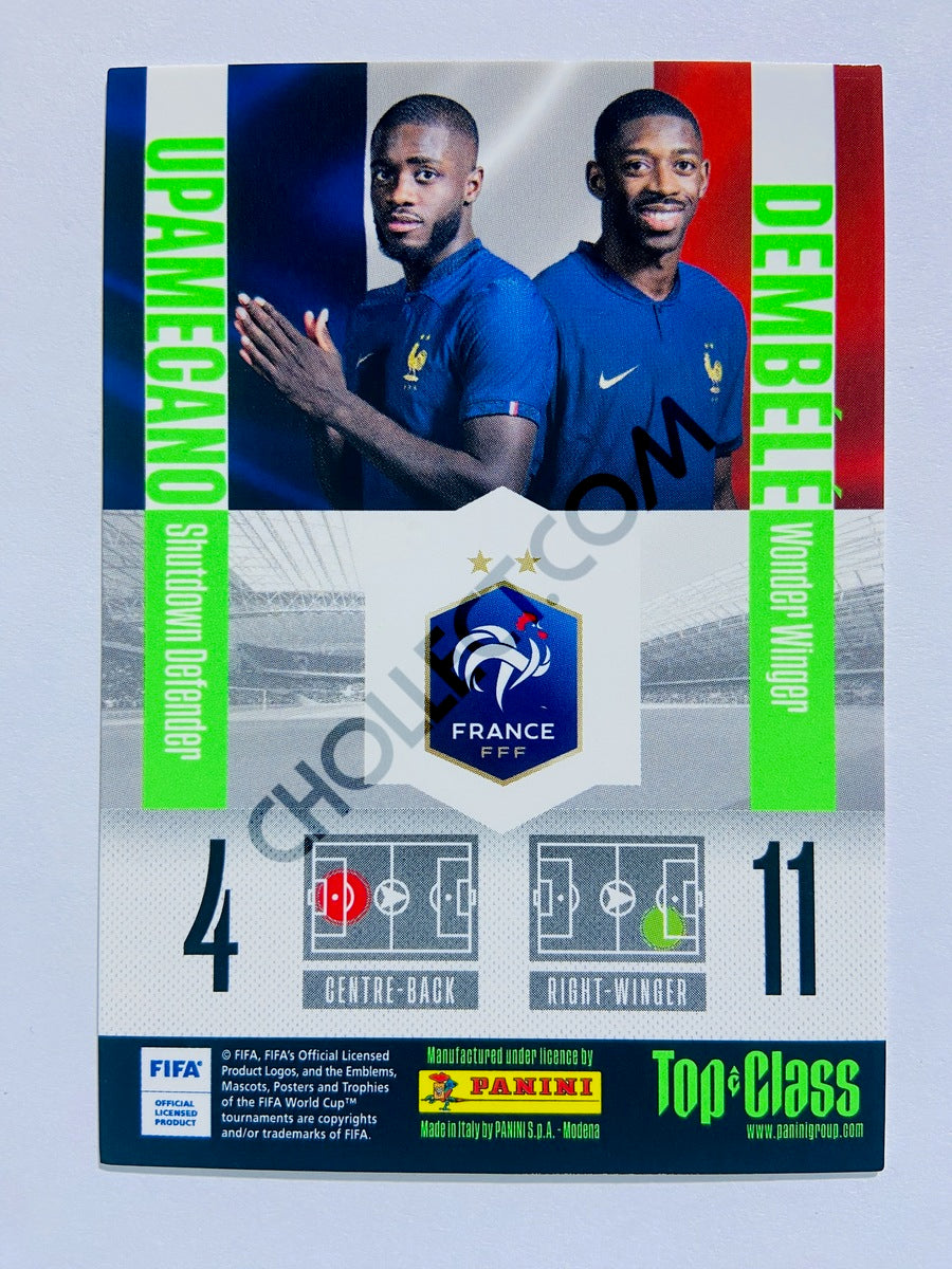 Dayot Upamecano / Ousmane Dembele – France 2024 Panini Top Class Magic Mix #227