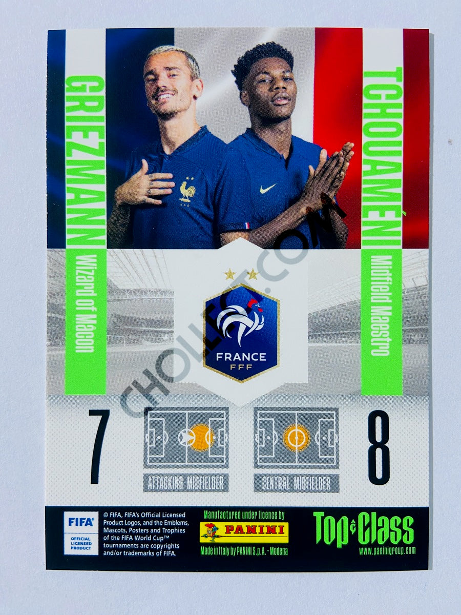 Antoine Griezmann / Aurelien Tchouameni – France 2024 Panini Top Class Magic Mix #228