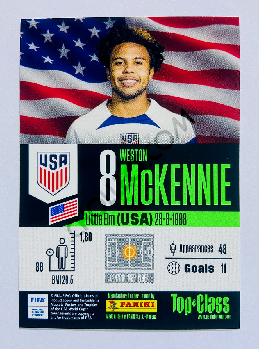 Weston McKennie – USA 2024 Panini Top Class Max Power #180