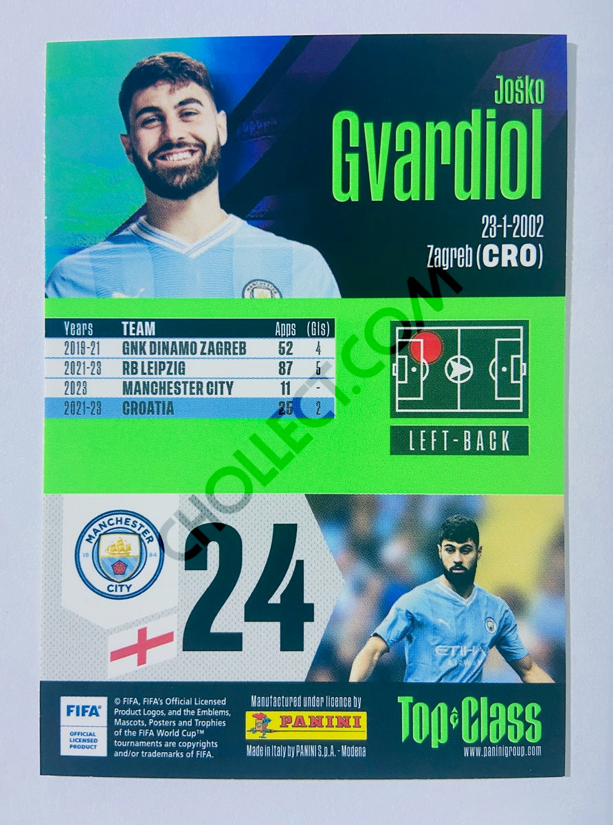 Josko Gvardiol – Manchester City 2024 Panini Top Class New Sensation #252