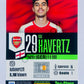 Kai Havertz – Arsenal FC 2024 Panini Top Class Rainbow Master #199