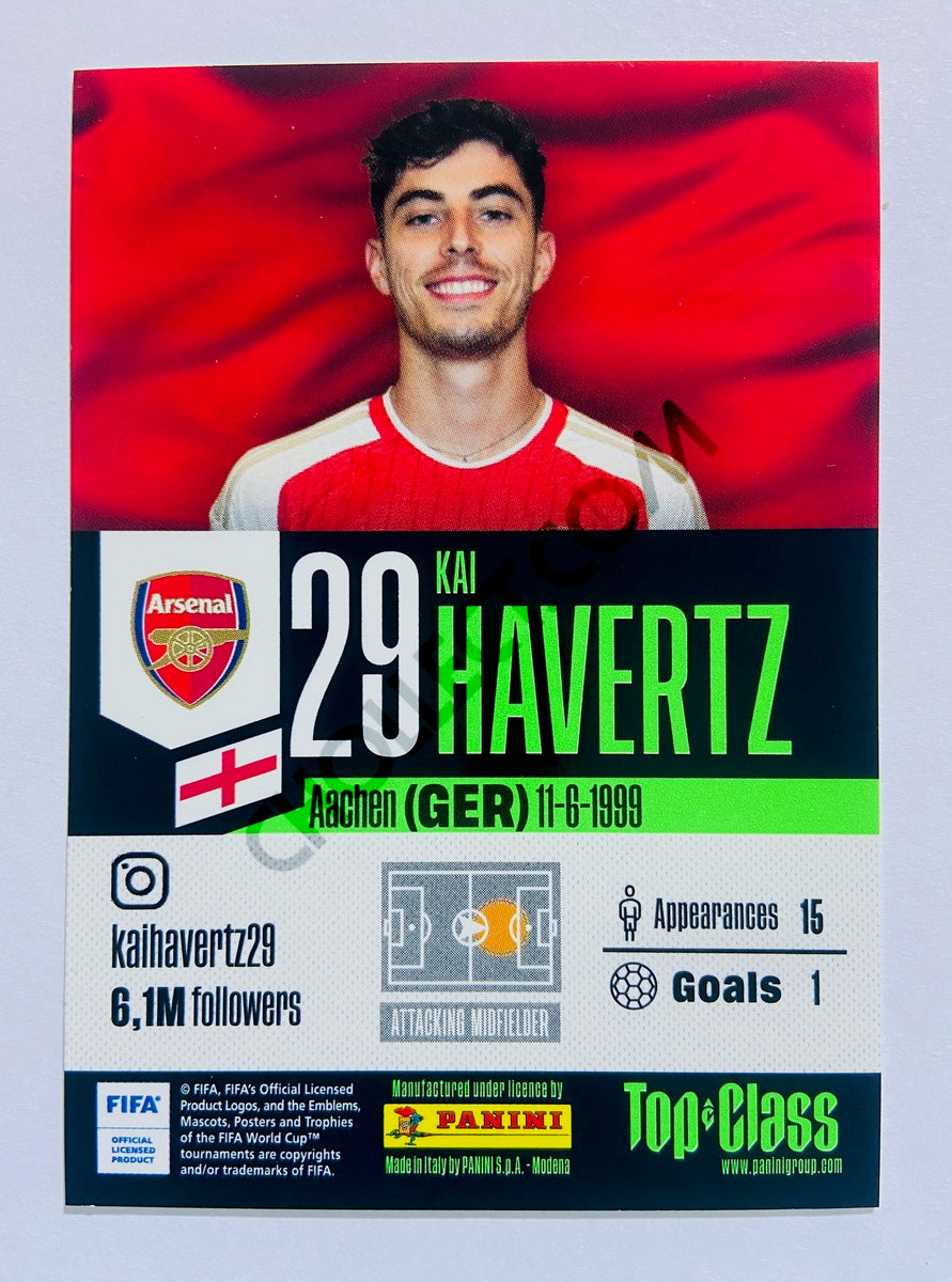 Kai Havertz – Arsenal FC 2024 Panini Top Class Rainbow Master #199