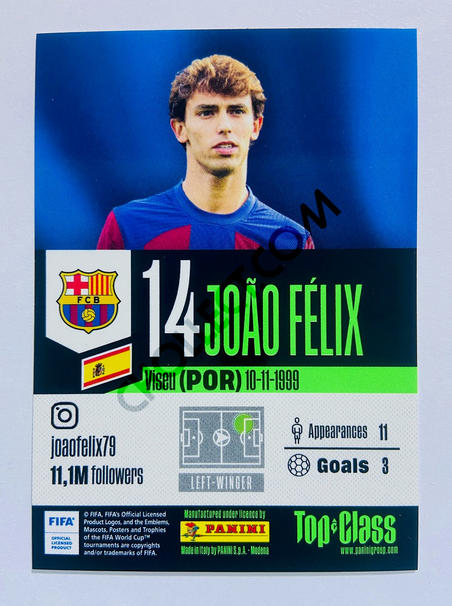 Joao Felix – FC Barcelona 2024 Panini Top Class Rainbow Master #203