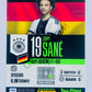 Leroy Sane - Germany 2024 Panini Top Class Rainbow Master #212