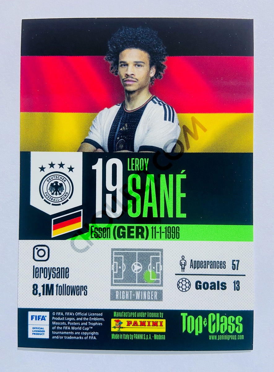 Leroy Sane - Germany 2024 Panini Top Class Rainbow Master #212