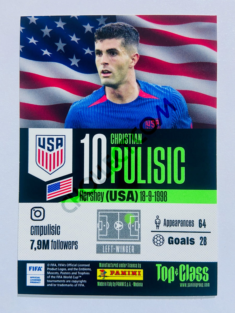 Christian Pulisic - USA 2024 Panini Top Class Rainbow Master #216