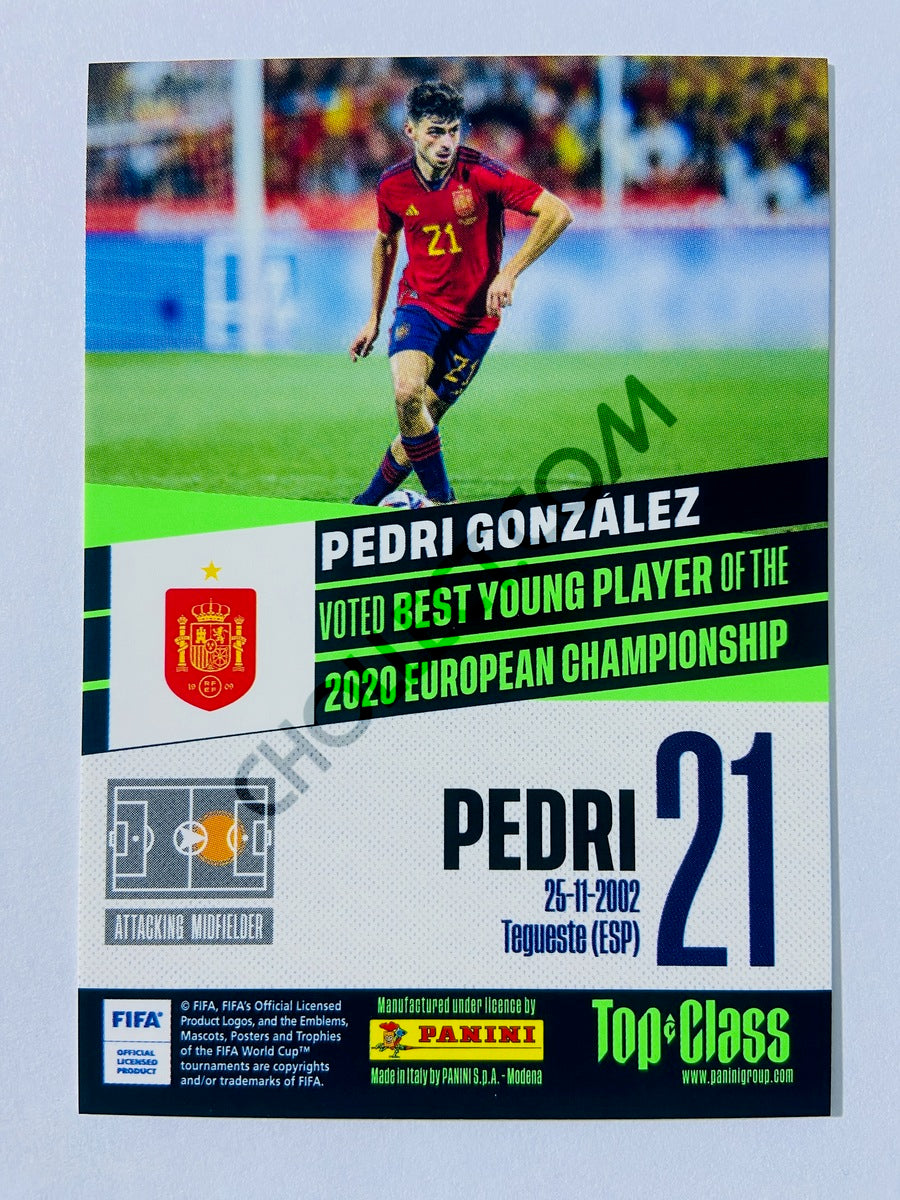 Pedri - Spain 2024 Panini Top Class Unbeatable Red Hot Parallel #270