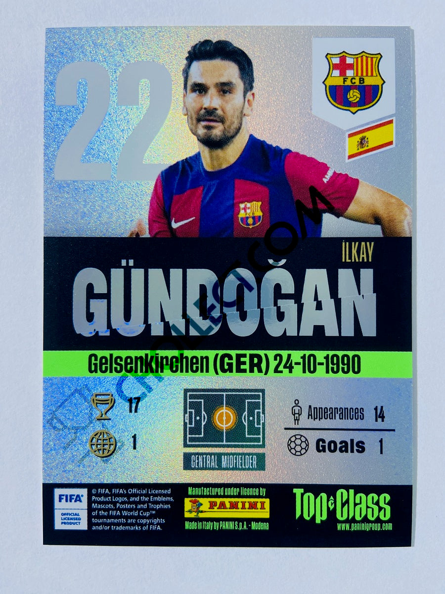 Ilkay Gundogan – FC Barcelona 2024 Panini Top Class Winner #183