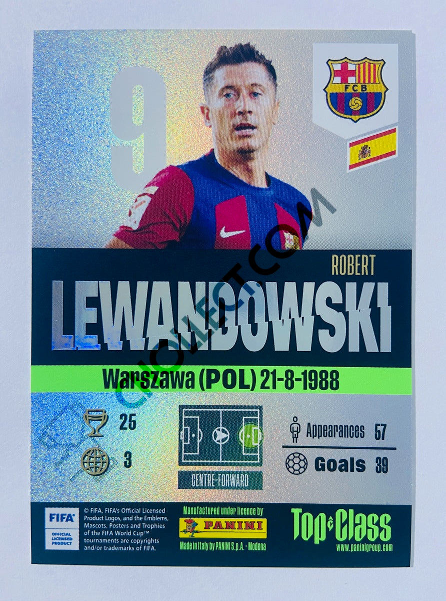 Robert Lewandowski – FC Barcelona 2024 Panini Top Class Winner #184