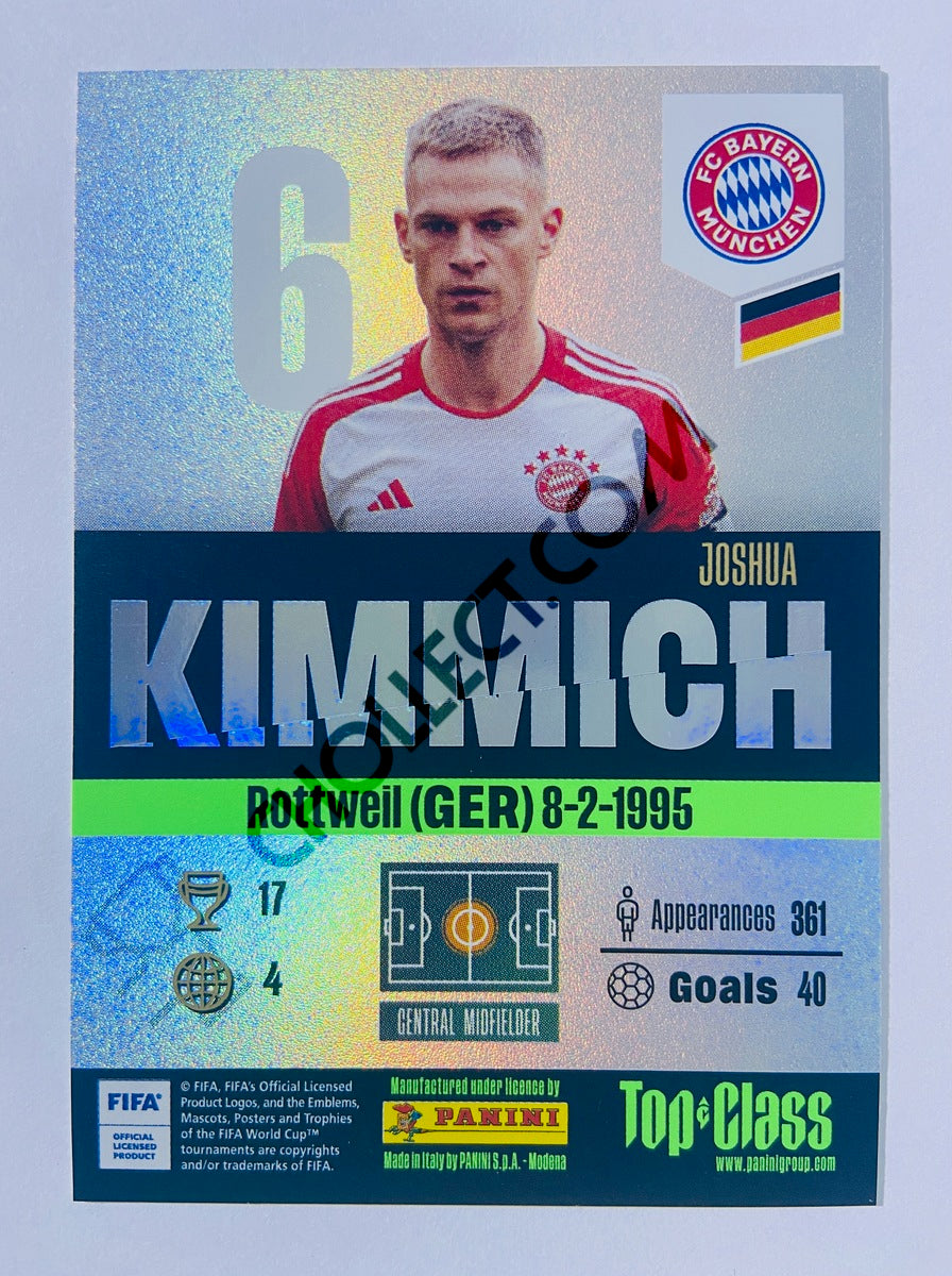 Joshua Kimmich – FC Bayern München 2024 Panini Top Class Winner #187