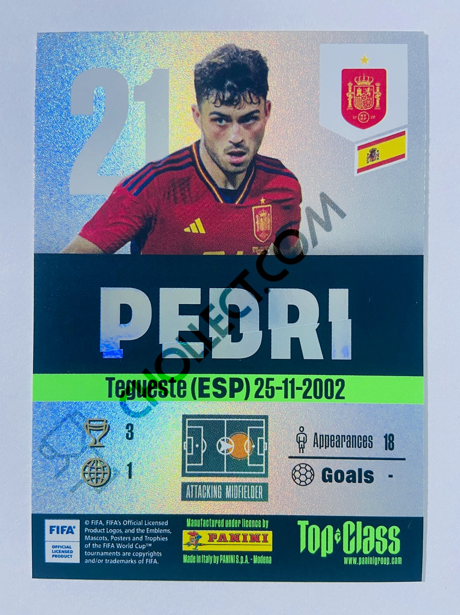 Pedri - Spain 2024 Panini Top Class Winner #196