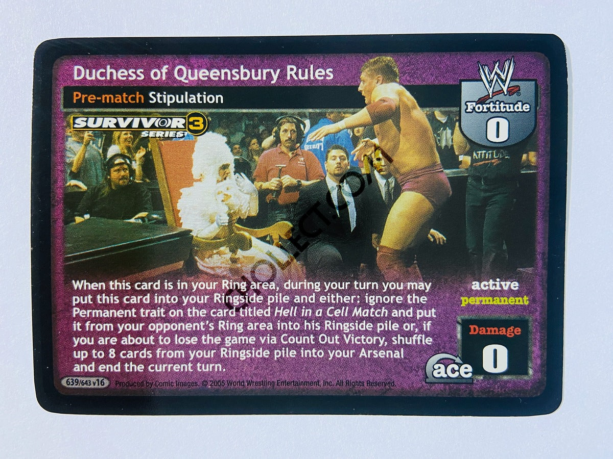 Duchess of Queensbury Rules (SS3, Foil)